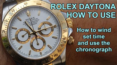 Rolex daytona functions